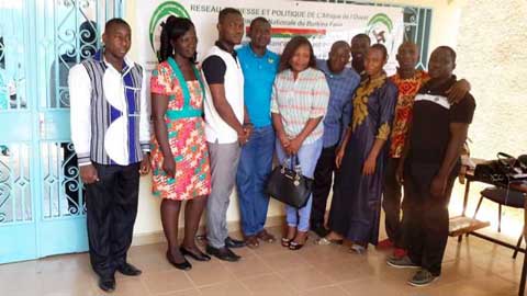 Vie politique nationale : Le Réseau  Jeunesse et Politique/Burkina prône la solidarité entre jeunes des partis politiques