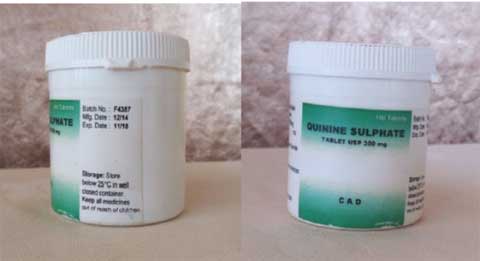 Alerte Santé : l’OMS met en garde contre deux comprimés falsifiés de Quinine Sulfate