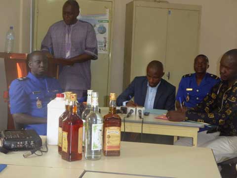 Bobo-Dioulasso : 3339 bouteilles de « VIEUX MENTHOS » saisies