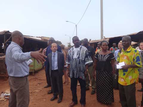 Projet de développement durable de Ouagadougou, phase 2 : Une délégation de l’AFD visite la centralité de Grand Est