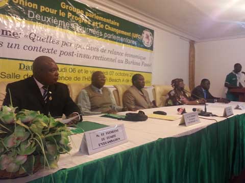 Situation nationale : Le groupe parlementaire UPC réfléchit à la relance économique au Burkina
