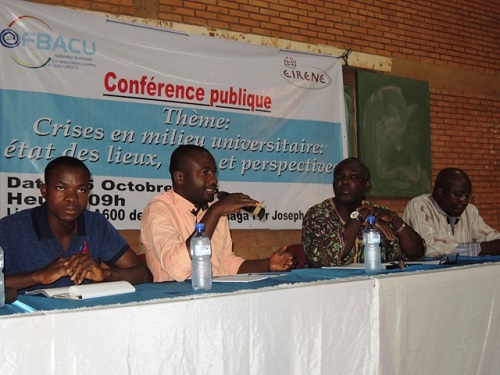 Crise dans les universités burkinabè : La FBACU prône une approche pacifique 