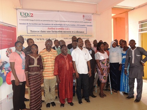 Formation ouverte et à distance : L’Agence universitaire de la Francophonie outille 20 enseignants de l’Université Ouaga 2