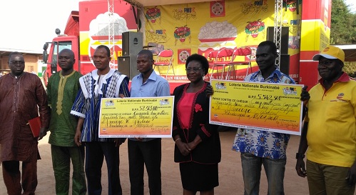 Koudougou : La Loterie nationale a remis  près de 60 millions à deux gagnants