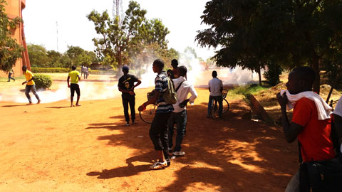 Manifestation à l’Université Ouaga 1 : Au moins 5 blessés dans la course poursuite  