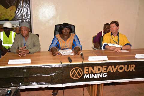 Production minière au Nord : Endeavour Mining offre des opportunités aux communautés 
