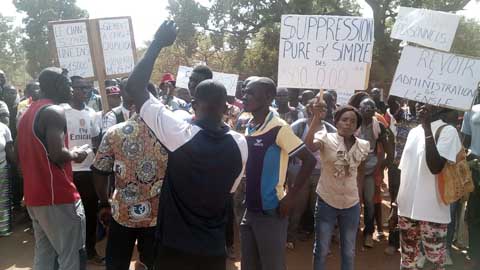 Fada N’Gourma : Les étudiants de l’ENSI-F en grève pour 72 heures