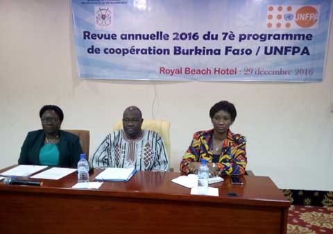 7e programme de coopération Burkina Faso/UNFPA : Concertation autour de la revue annuelle 2016