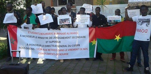 Ambassade du Burkina au Maroc : Les étudiants boursiers lèvent le camp 