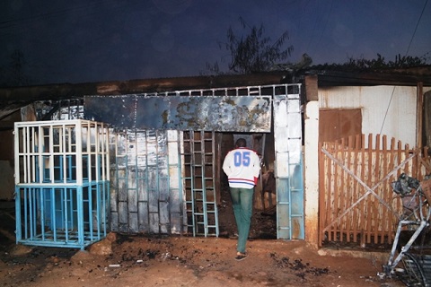 Ouagadougou : Un dépôt de gaz parti en fumée au secteur 12