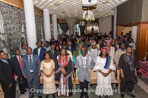 An 2017 : Les Burkinabè vivant en France se sont présenté les vœux