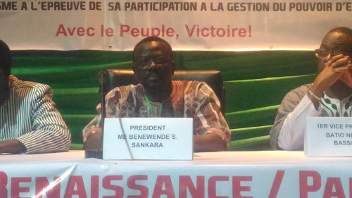 UNIR /PS : Me Sankara reconduit, les congressistes réaffirment leur alliance avec le MPP 