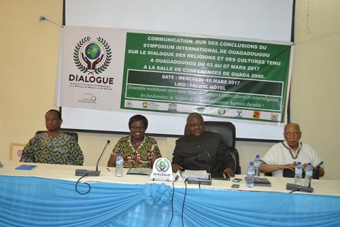 Symposium international sur le Dialogue des religions et des cultures : Des recommandations fortes pour promouvoir la paix en Afrique