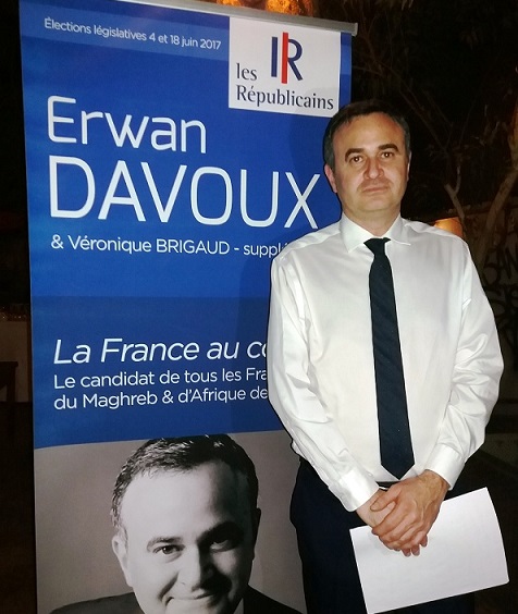 Législatives françaises : Le candidat Erwan Davoux en campagne à Ouagadougou 