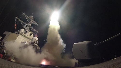Bombardement américain en Syrie : « 59 coups de hache amérindienne » en réponse à l’attaque chimique