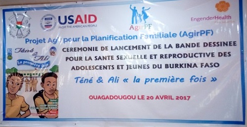 Santé sexuelle et reproductive : La bande dessinée « Téné et Ali. La première fois » lancée à Ouagadougou