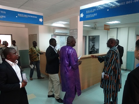 Hôpital Blaise Compaoré : Visite des  députés membres du groupe d’amitié parlementaire Burkina Faso-République de Chine (Taïwan)