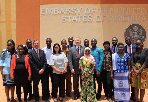 Programme YALI : Andrew Young a rencontré les 15 « ambassadeurs » burkinabè