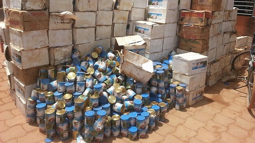 Ouagadougou : Un commerçant déclare à la Police Municipale 12 000 boites de lait périmé dans son magasin 
