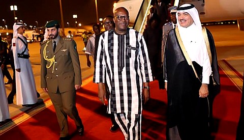 Séjour du Président du Faso au Qatar : Roch Marc Christian KABORE s’entretient avec l’Emir Tamin Ben Hamad Al THANI