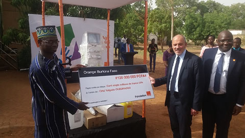 Lancement des activités de la Fondation Orange au Burkina Faso : 120 millions pour le Centre d’hémodialyse du CHU Yalgado Ouédraogo