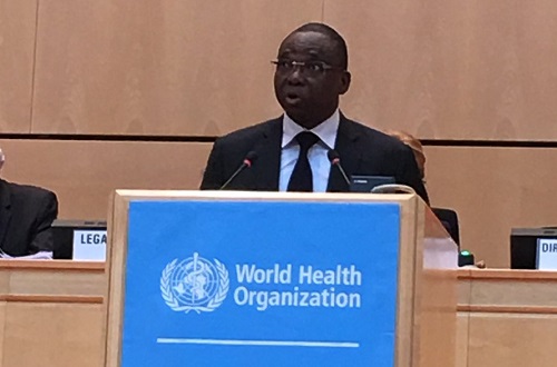 Déclaration  de monsieur le ministre de la santé lors de la 70ème session de l’Assemblée mondiale de la santé 