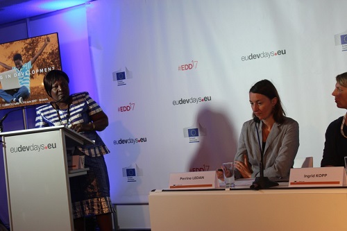 Journées européennes du développement : La réalisatrice Valérie Kaboré défend la place de l’art et de la culture dans le progrès économique