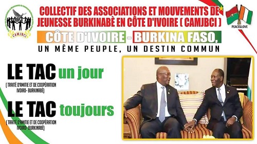 TAC 2017 : Le CAMJBCI invite les ivoiriens du Burkina à un accueil chaleureux au président Alassane Dramane Ouattara