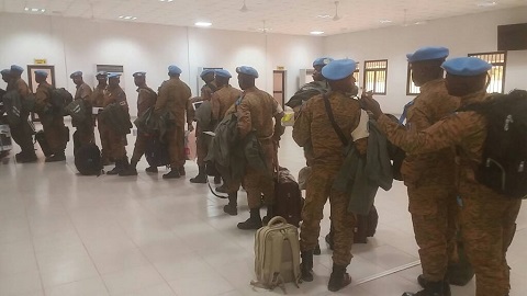 Mission onusienne au Darfour : Le Bataillon Laafi 8 du Burkina de retour au bercail 