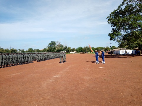 Gendarmerie nationale burkinabè : 750 élèves sous-officiers présentés au drapeau à Bobo-Dioulasso