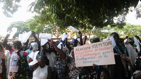 Mairie  de  Tanghin Dassouri : Des habitants réaffirment leur soutien au maire Alassane Kiemtoré