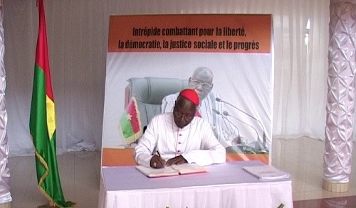 Décès de Salifou Diallo : Le message du Cardinal Philippe Ouédraogo