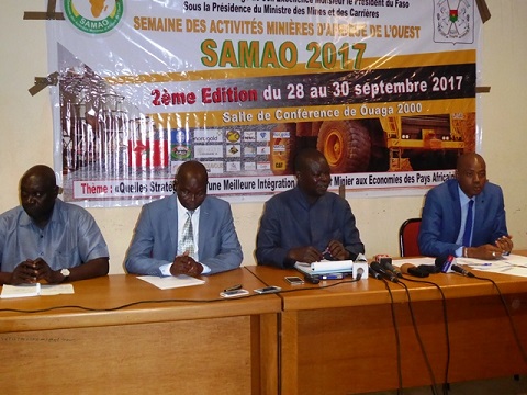 SAMAO 2017 : Le Burkina s’attèle à  célébrer ses potentialités minières et géologiques