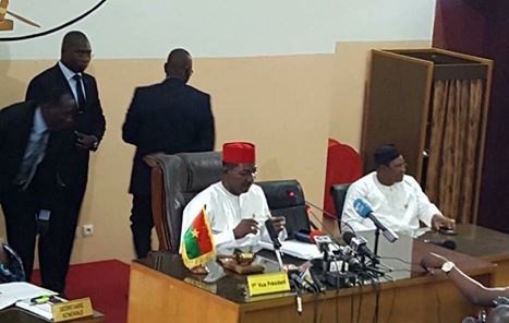 Burkina : Le discours de Alassane Sankandé, nouveau président de l’Assemblée Nationale 