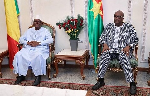 G5 Sahel : Ibrahim Boubacar Keïta est à Ouagadougou