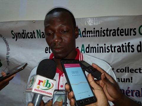 Bidiga Adama, secrétaire général national du SYNACSAB : « Finie la récréation ! Finie l’hypocrisie de lutte au sein du corps des administrateurs »