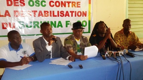 Burkina Faso : Des OSC s’unissent contre la destabilisation du pays  