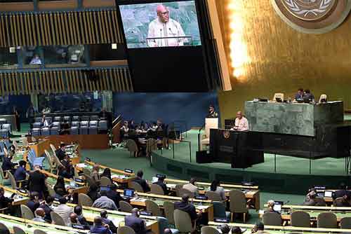 72e Assemblée Générale de l’ONU : Roch Kaboré invite ses pairs à passer du discours à l’action