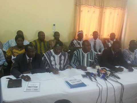 Opposition burkinabè : Les partis membres du CFOP condamnent la dissidence des députés UPC