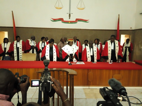 Haute Cour de justice : Les membres  de la Chambre d’appel installés, « la suite, c’est pour bientôt »