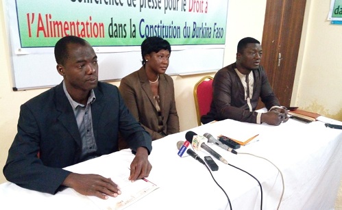 Nouvelle Constitution du Burkina : Hunger Free World et des journalistes plaident pour le droit à l’alimentation