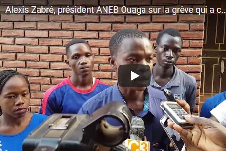 Grève à l’Université : « La majorité des étudiants est avec nous », Alexis Zabré, président de l’ANEB-Ouaga