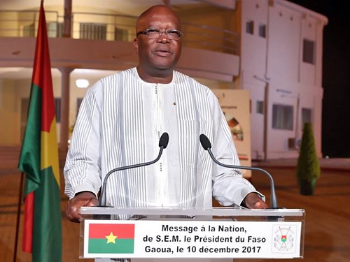 Message à la nation du président du Faso, Roch Kaboré, à l’occasion de la célébration de la fête nationale 
