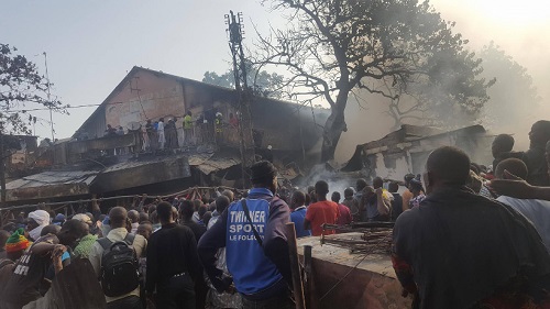 Grand marché de Bamako : Un violent incendie cause des dégâts matériels inestimables