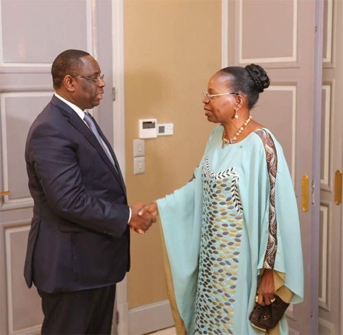 Burkina-Sénégal : Les adieux de  l’Ambassadeur Aline Koala/Kaboré au Président Macky Sall