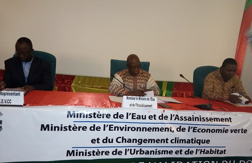 Eau et assainissement au Burkina : Le ministère en charge procède à la validation du document de sa politique sectorielle