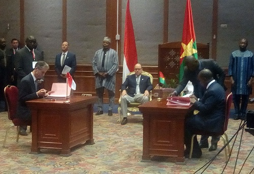 Le Burkina et la principauté de Monaco signent un protocole d’entente
