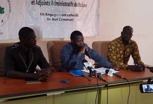 Syndicat des Administrateurs civils, secrétaires administratifs (SYNACSAB) : « Si on ne promet rien d’ici là, nous irons en sit-in à partir du 29 janvier pour 48 heures » 