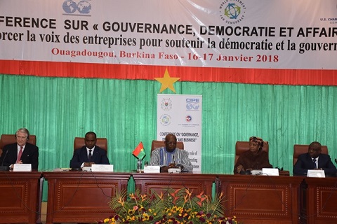 Conférence sur  « Gouvernance, démocratie et affaires » : La Déclaration de Ouagadougou est née
