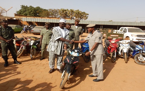 Police municipale de Ouagadougou : Des objets volés restitués